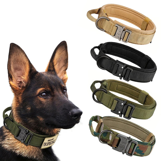 Dog Training Collar Adjustable Tactical Dog Collar